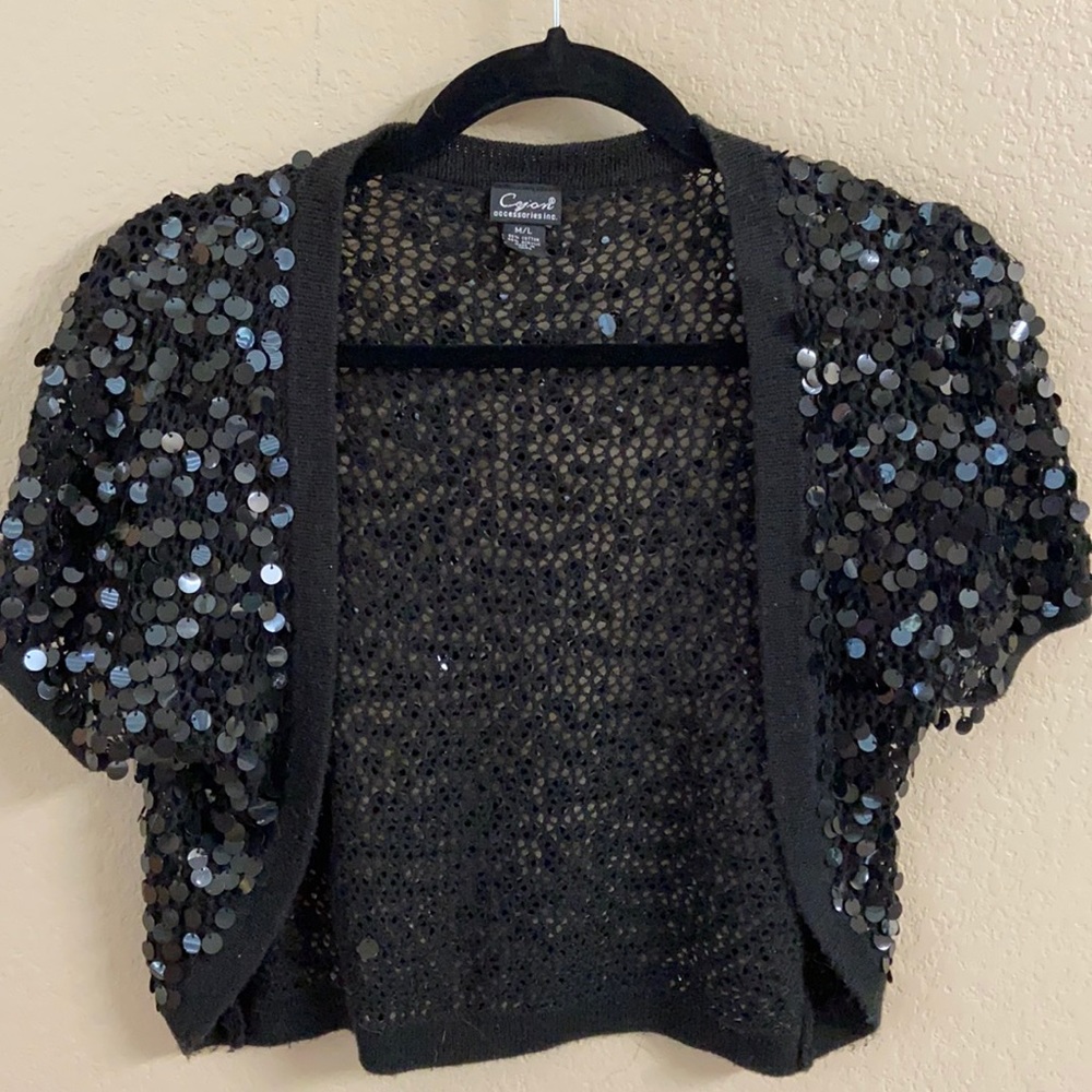 Sequin Shrug